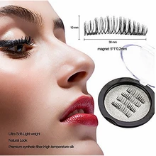Clotobeauty накладные ресницы на магнитах с 2 магнитами магнитные ресницы накладные ресницы намагниченные ресницы для макияжа(DUO