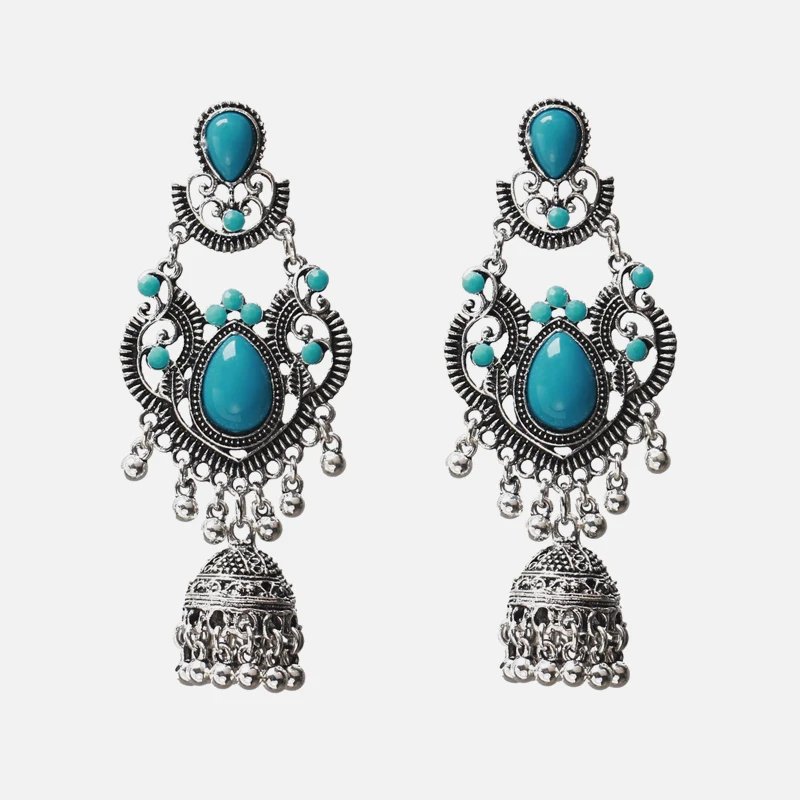Ztech ZA синие бусы/кристалл/Кисточка/серьги из полимеров для женщин pendientes mujer большая заявленная модные ювелирные аксессуары