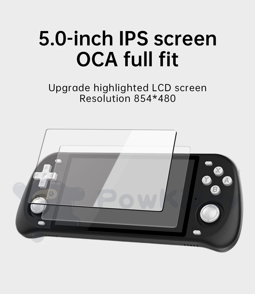 Powkiddy RGB10 Max 2 5 inch Handheld Video Game Console For PS1 PSP N64 3D Rocker 30000 Retro Game Player Box With Wifi BT Gifts