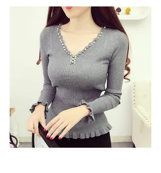 

Women Sweater Pullover New Solid Long-sleeved Soft Cashmere Sweater Large size Knit Bottoming Red
