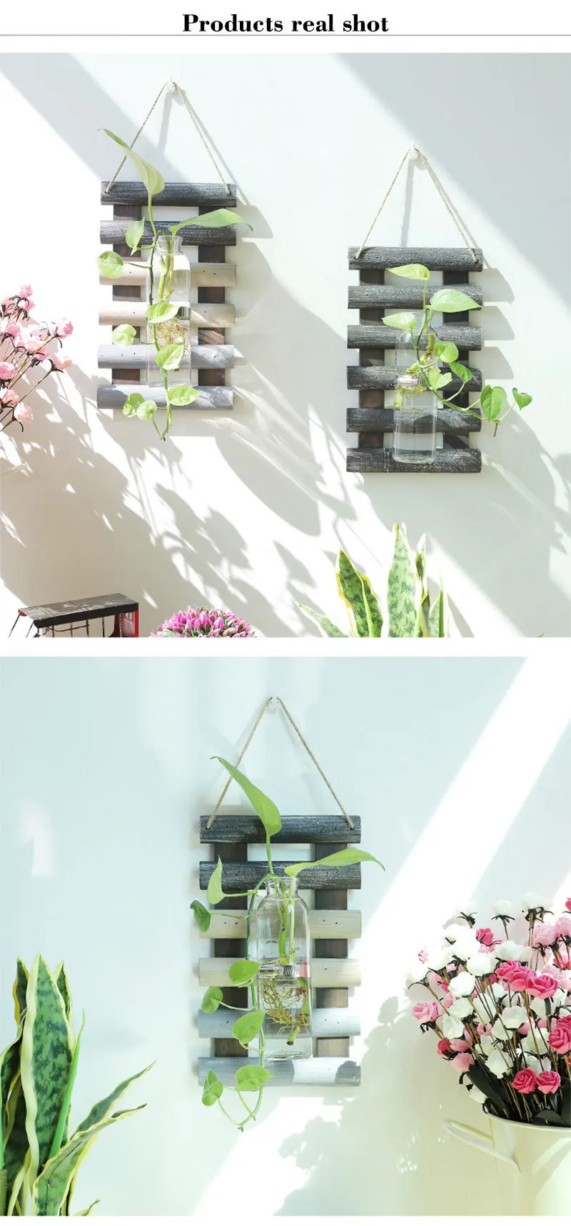 Горшки на стене подвесной стеклянный цветок гидропонная ваза для украшения кашпо цветочные горшки для орхидеи подвесной держатель для растений горшок с орхидеей