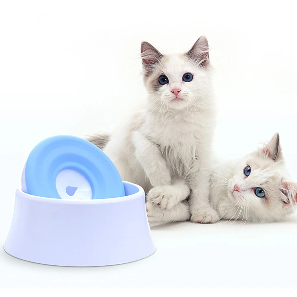 

1200 ml Portable Detachable Pet Dog Buoyancy Water Bowl Splash Spill-proof Dust-proof Anti-choke Dogs Cat Drinking Bowls