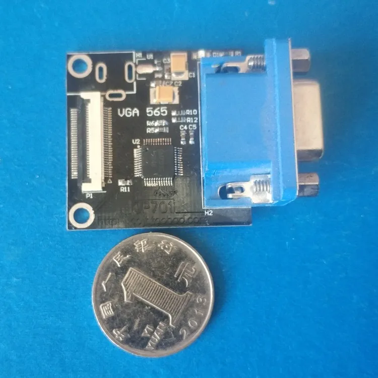 

Gm7123 vga module connected to fpga development board head OMS send code