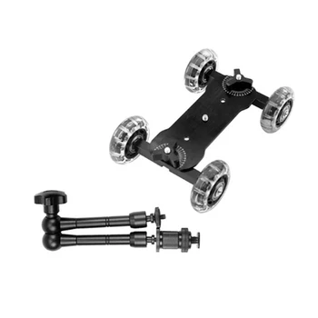 

Mobile Sliding Stabilizer 11-Inch Articulated ic Arm Camera Track Bracket Photography Camera with Bracket