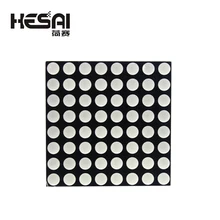 

3mm Digital Tube Red Common Cathode LED Digit Display 8 x 8 Led Lattice Bright Red Dot Matrix