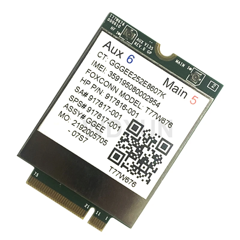 Usb 4g Lte Módulo Lt4220 X12 Lte T77w676 917817100 4g Wwan M.2 450mbps Lte Modem para hp Elite X21013 g3 Elitebook X360 1030 g3 - Imagem 3
