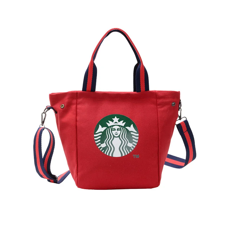 Холщовая Сумка женская сумка на плечо со съемным ремнем через плечо износостойкая Повседневная модная сумка на молнии - Цвет: Красный
