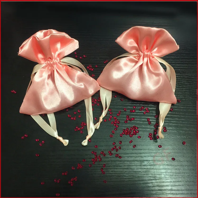 Шелковая Упаковка подарочные пакеты ювелирные изделия косметический макияж