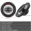 2pcs 500W 6 Inch 4 Way Car Coaxial Hifi Speakers Auto Music Stereo Full Range Frequency Speaker Non-destructive Installation ► Photo 2/6