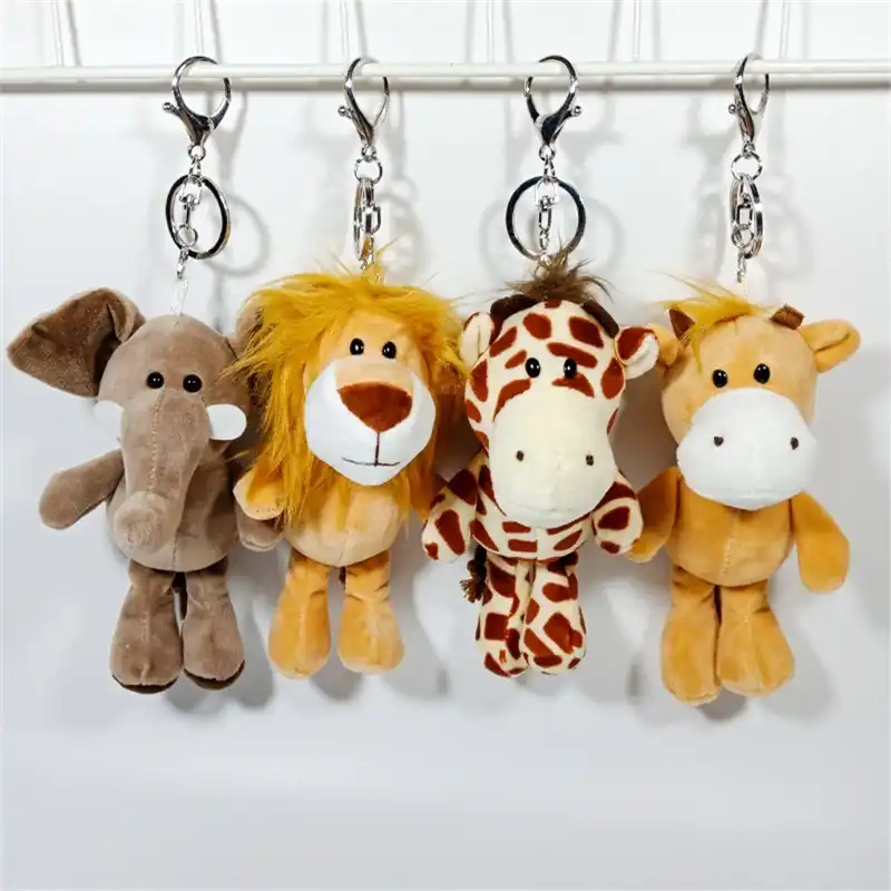 plush tiger keychain