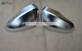 

Landsounds Matt Chrome Rear View Mirror Cover Side Mirrors Cover Housing for Ford focus Mondeo