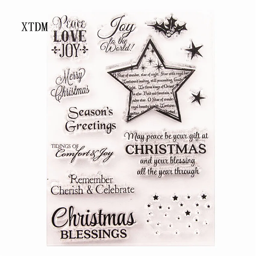 Горячая Распродажа пасхальные прозрачные штампы со звездами/Силиконовые пломбы