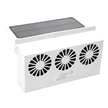 

Car Fan Solar Window Sun Powered Car Auto Air Vent Cool Cooling System Radiator Fan Cooling Fan Energy Saving