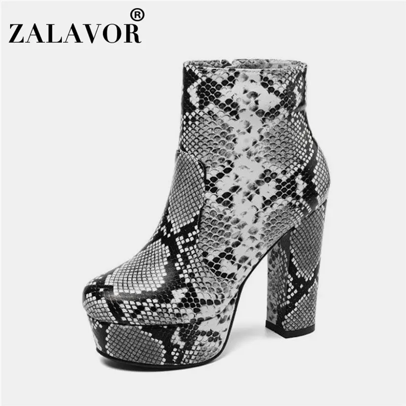 snakeskin platform shoes