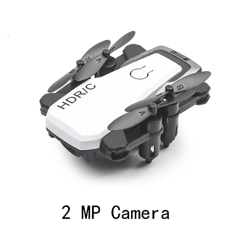 Rc вертолет селфи Дроны с камерой Hd профессиональные детские игрушки Рождественский подарок для мальчиков мини карман Складная маленькая игрушка - Цвет: 2mp camera-white