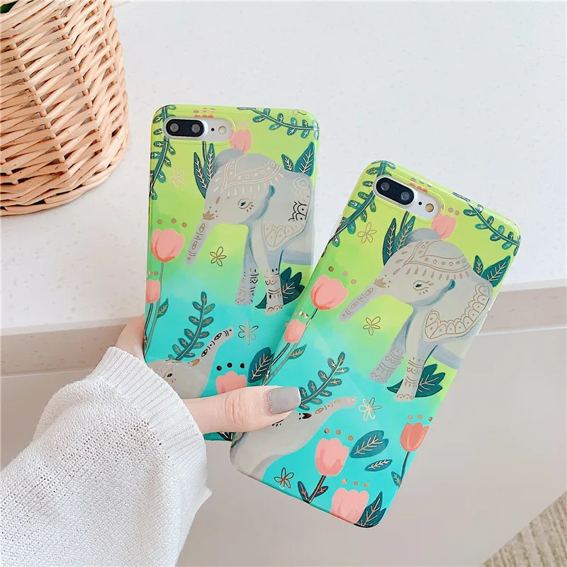 Чехол FLYKYLIN Flower Rose для iphone XS Max XR X 7 8 6 S Plus задняя крышка мягкий IMD силиконовый чехол