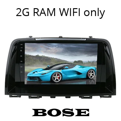 SINOSMART Android 8,1 поддержка Bose аудио родная камера DSP Автомобильный навигатор gps плеер для Mazda 6 Atenza 2012- ips/QLED экран - Цвет: Atenza 2G BOSE Can