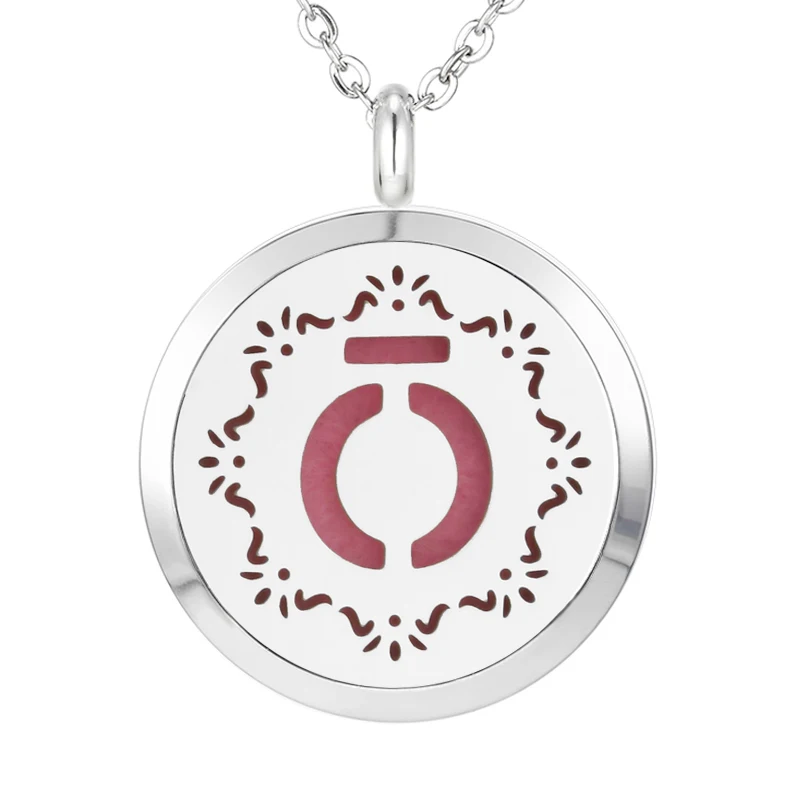 099 Essential Oil Diffuser Locket Pendant Necklace