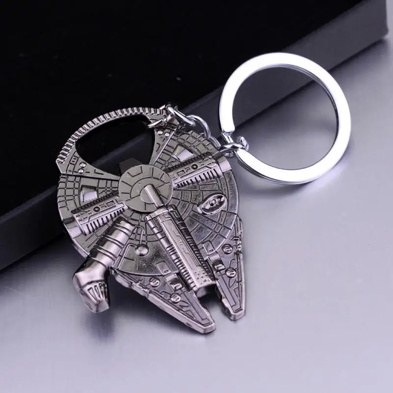 

Star Wars Airship Opener keyring Spacecraft Millennium Spaceship Barkey Beer Bottle Opener Keychain Jewelry Kitchen Tools