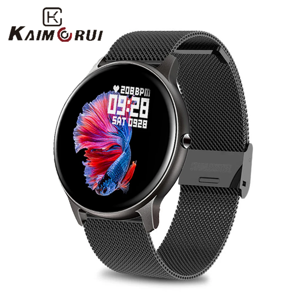 

Kaimorui LW02 Full Touch Screen Smart Watch Men Waterproof Facebook WhatsApp Message & Call Reminder Smartwatch Women Ladies