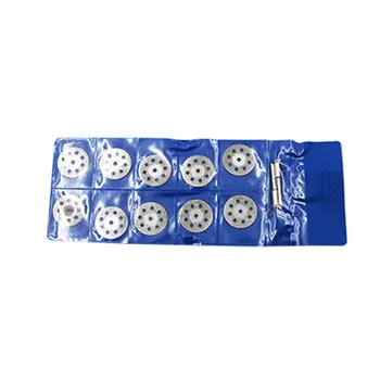 

10pcs 22mm Carbon Steel Grinding Circular Saw Cutting Disc Dremel Rotary Tool Diamond Dremel Accessories with 2pcs Mandrel