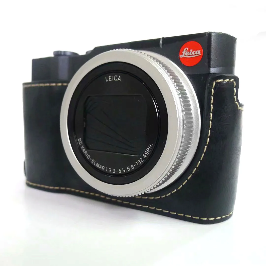 Камера видео сумка чехол для Leica C-LUX цифровой PU Половина корпуса чехол 1/4 винт крепление