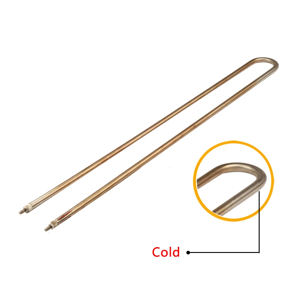 Tubular Heater Electric Air Heater 220V 300W U-type Tube Heating Element Stainless Air Heater Accessories High Pressure Cold Electric for Hotdog Maker