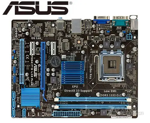 ASUS P5G41T-M LX3 Plus оригинальная материнская плата LGA 775 DDR3 USB2.0 8 Гб G41 б/у настольная материнская плата