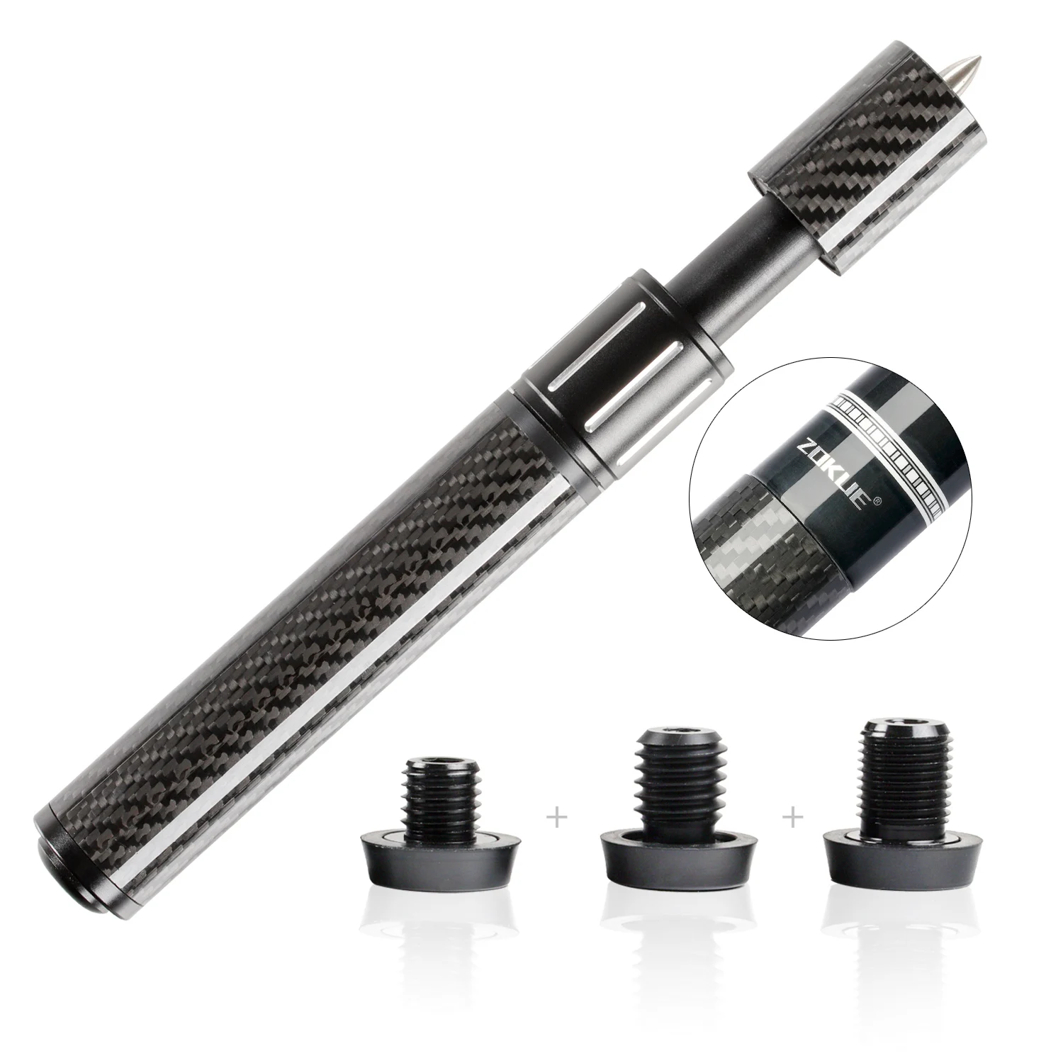 Billiards Extension Bumper Carbon Fiber Extendable Extension Billiard Accessories for KONLLEN ZOKUE Jflowers Mezz Predator Cue