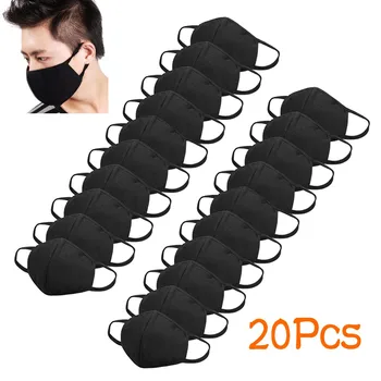 

20pcs Fashion Printing Dustproof Windproof Can Put Filter 20pcs Face Maskswashable And Reusable Fashion Facemask