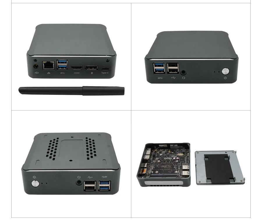 8th gen I3 8145 I5 8265U I7 8565U мини-ПК Intel с Windows 10 Pro(64-бит) 4 Гб DDR4 с автоматическим Мощность на ssd