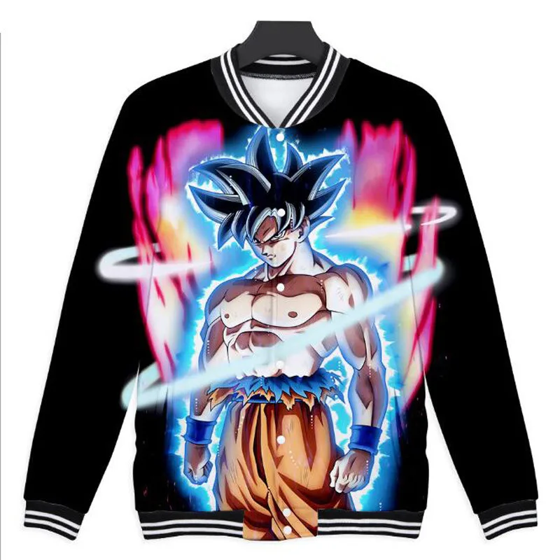 Куртка с 3d принтом Dragon Ball DBZ для мужчин и женщин, для мальчиков, harajuku Goku, толстовки с капюшоном, толстовка Ainme, куртки с длинными рукавами, одежда