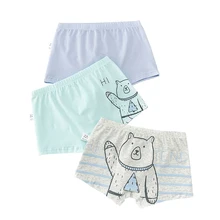 「 R& G 」 детские трусики 3 шт./партия хлопковые трусы нижнее белье для мальчиков трусы-боксеры с рисунком для детей