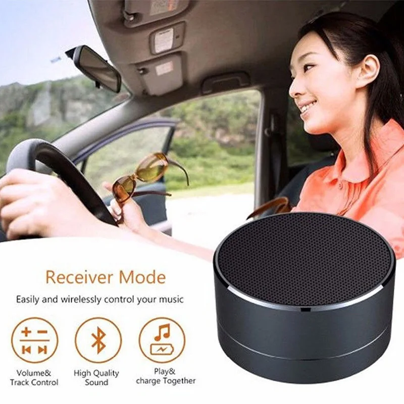 Мини беспроводной Bluetooth динамик изысканный супер бас портативный динамик автомобиль ванная комната офис стерео сабвуфер музыка громкий динамик