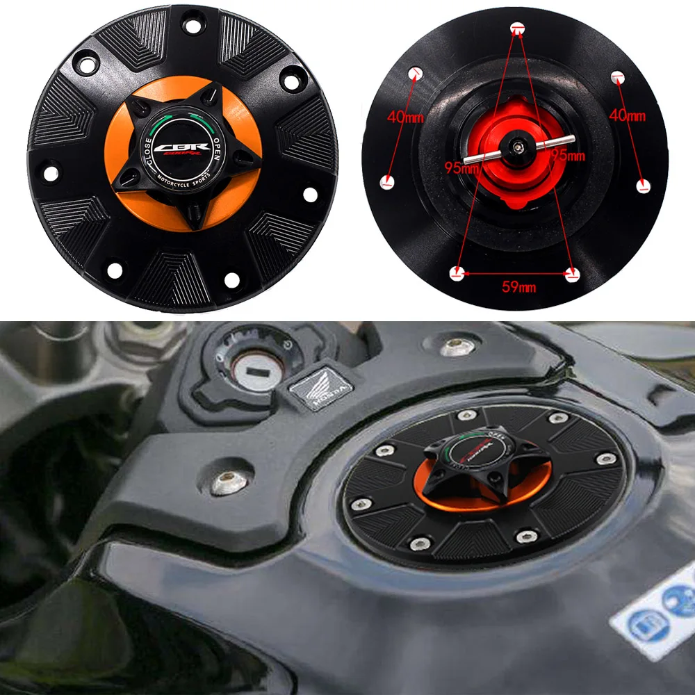 Gas Fuel Tank Cap for HONDA CBR 600RR CBR600RR 600 RR CBR600 2003-2016 Motorcycle Quick Release Cover | Автомобили и мотоциклы