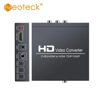 

Neoteck 480I (NTSC) / 576I (PAL) - 720P / 1080P AV Адаптер конвертера HDMI в HDMI с кабелем RCA для игровой приставки PS2 PS3