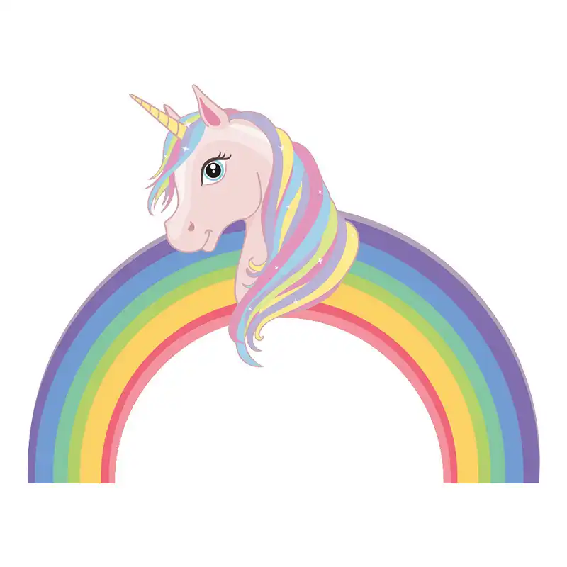 unicorn rainbow wall stickers