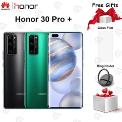 Оригинальный Honor 30 Pro + мобильный телефон 6,57 дюймов 8 ГБ ОЗУ 256 Гб ПЗУ Kirin 990 Восьмиядерный Android 10 50x цифровой зум 40MP 5G смартфон