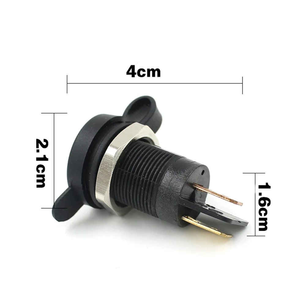 12 V-24 V европейскими нормами прикуриватель для мотоциклов Мощность Разъем гнездо для автомобильного прикуривателя мать сиденье для машин и мотоциклов