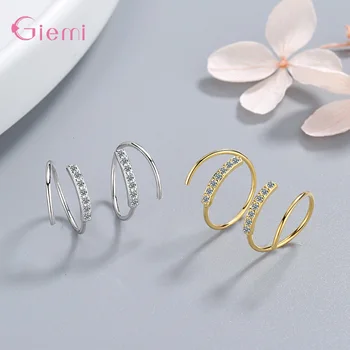 

Free Shipping New Fashion Jewelry Genuine 925 Sterling Silver Earrings For Women Super Cute Jewelry Gift For Wife Girlfriend