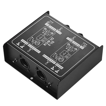 

Adjustable Adapter Professional Universal Dual-Channel Passive Balanced Unbalance Direct Injection Stable Signal Audio Converter
