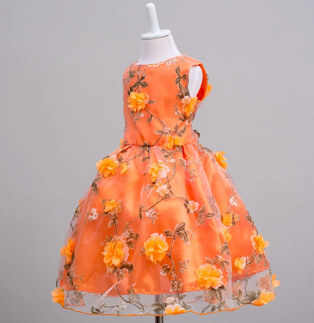 2018 Летнее платье для девочек детская одежда-пачка из шифона для маленьких девочек Детский жакет из денима для девочки; платье принцессы с