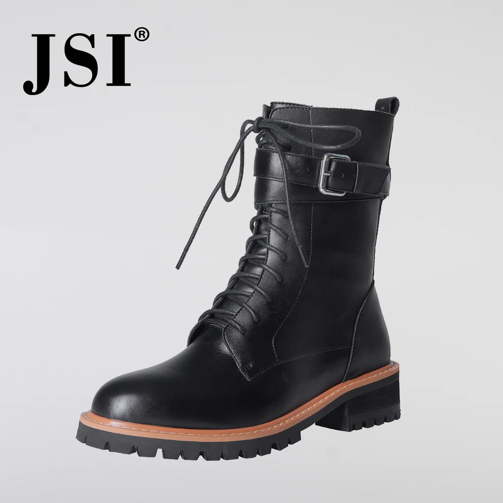 JSI/модные женские ботильоны Классические ботинки на платформе в стиле панк