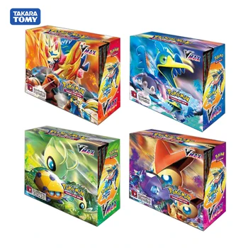 

324pcs/Set Pokemon Trading Card Game Sword Shield Collection Shining Box VMAX Card Energy Trainer Tag Team Toys for Children