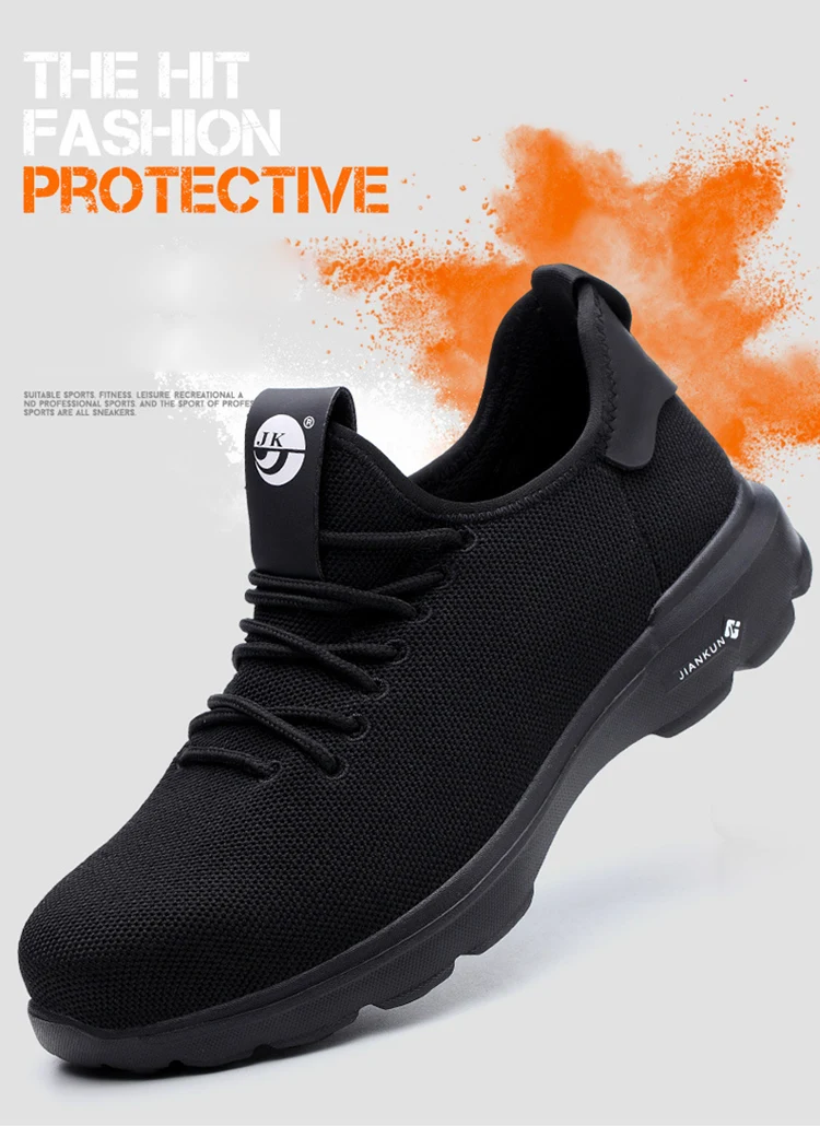 Lightweight Safety Shoes Work Safety Boots Men Boots Steel Toe Work Shoes Outdoor Sneakeres Puncture-Proof Work Sneakers Men 48