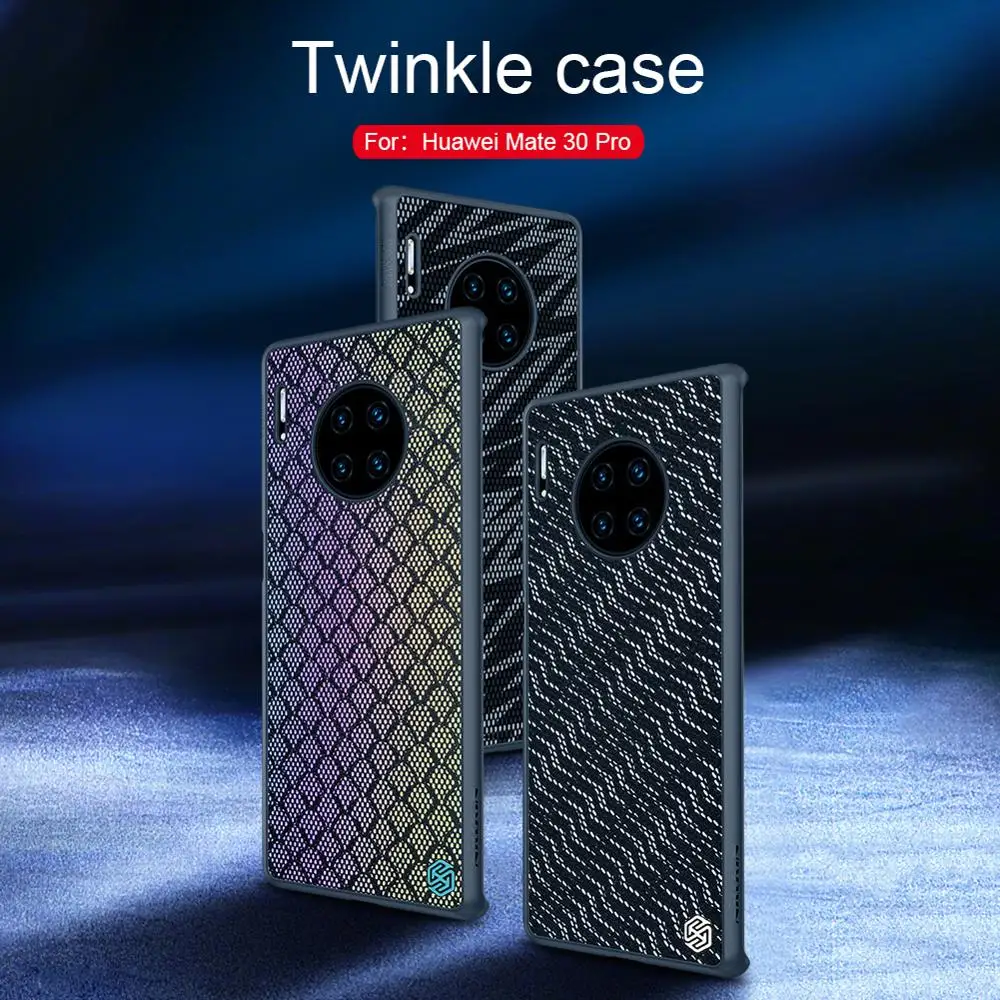 10 шт./лот Nillkin градиентный мерцающий чехол для huawei mate 30 pro мерцающий защитный чехол