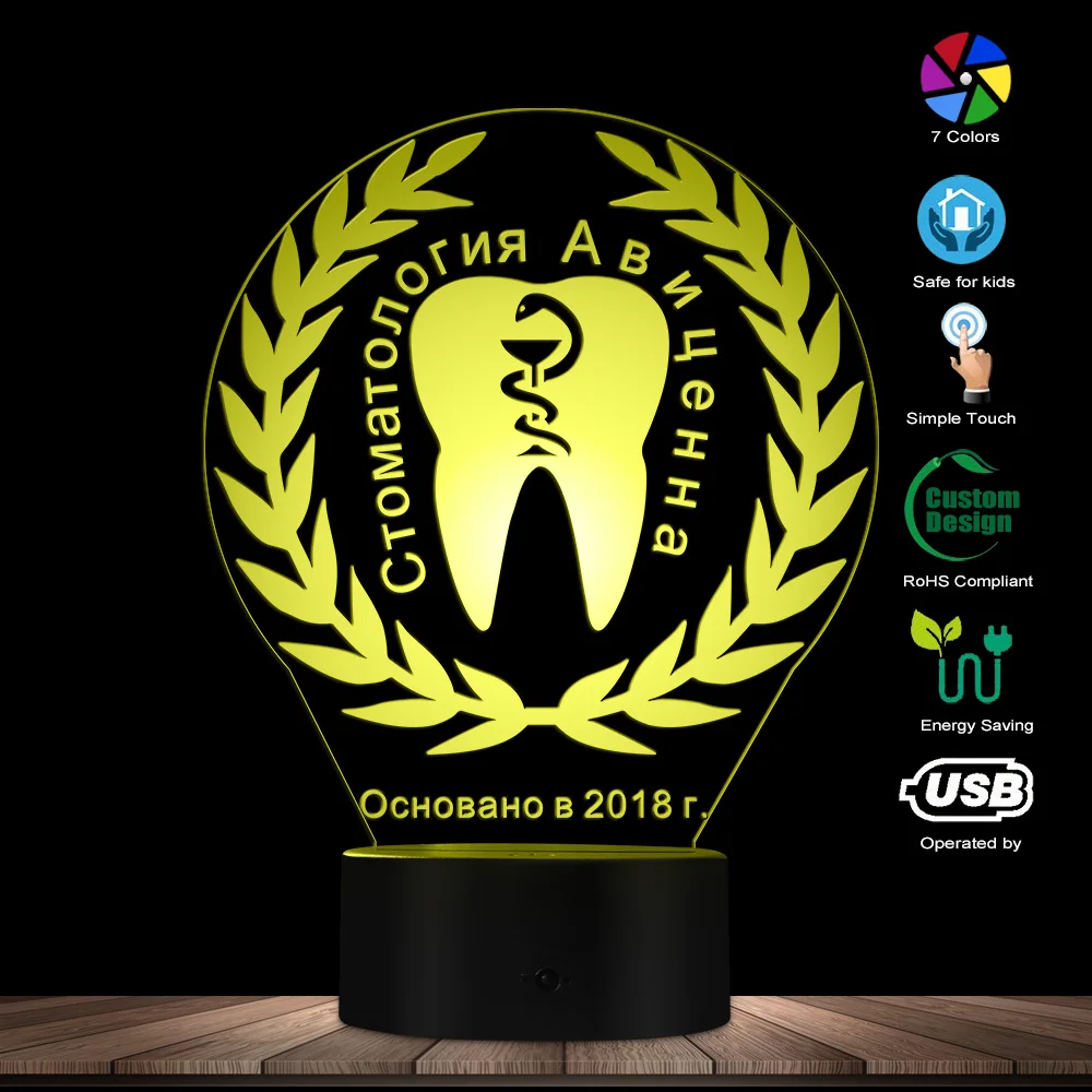 Custom design Персонализированная светящаяся 3D лампа светодиодный светильник ing Современный пользовательский 3D светильник Оптическая иллюзия Лампа домашний декор идея подарка дизайн вашей лампы - Цвет: Custom design