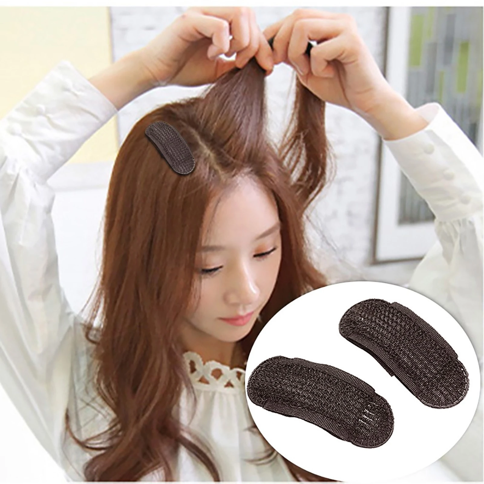 2pcs Hair Pads Hair Volume Increase Puff Pad Bump Up Insert Base Diy  Styling Tools Hair Sponge Hair Clip Styling Tool|Hair Clips & Pins| -  AliExpress