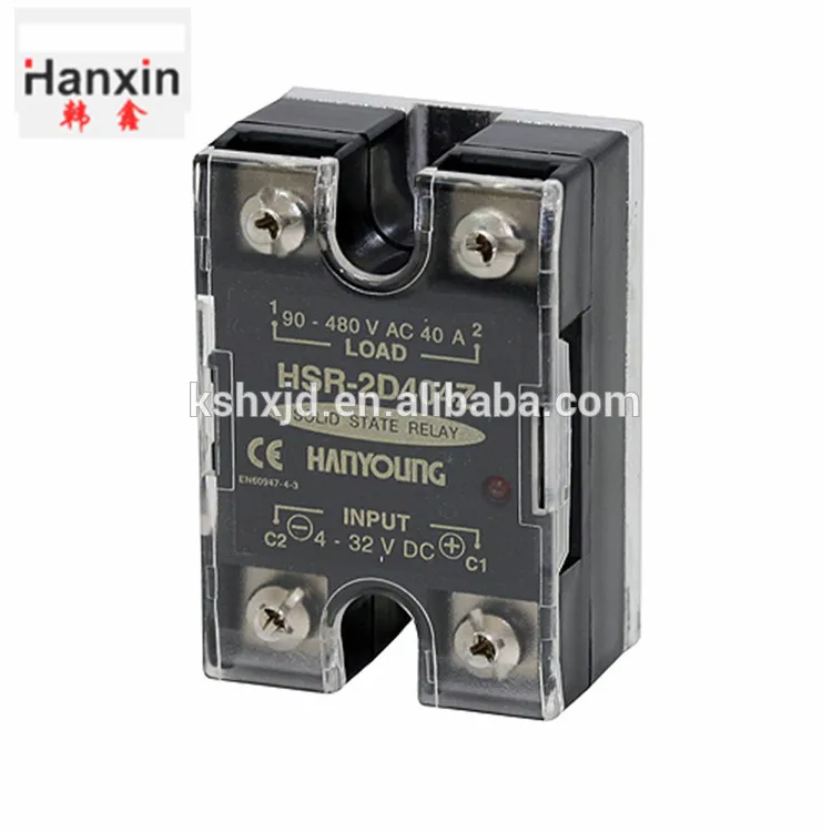 

Hanyoungnux Single phase solid state relay HSR-2D104/HSR-2D204/HSR-2D504/HSR-2D704