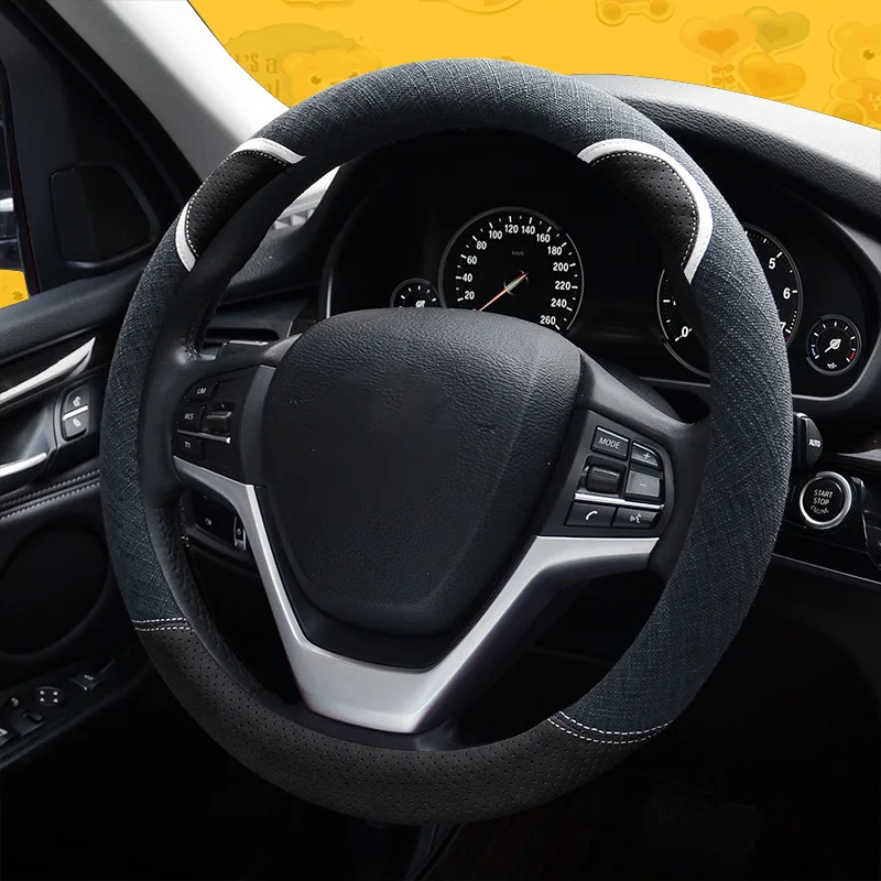 Lino Volante Copertura Della Ruota Di Copertura Cubierta Volante Copertura Volante Auto Cute Copertura Della Maniglia Delle Donne 38 Centimetri Access
